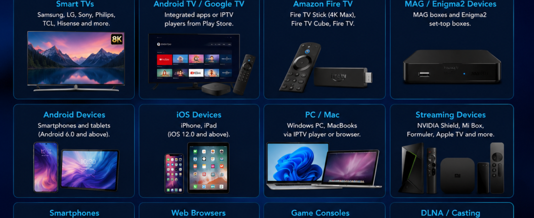 What Devices Are Compatible with IPTV?
