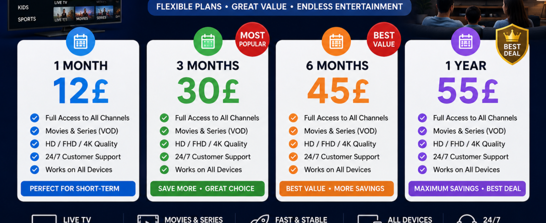 What subscription is good for IPTV?