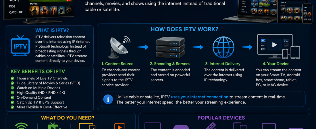 What is IPTV and How Does IPTV Work?
